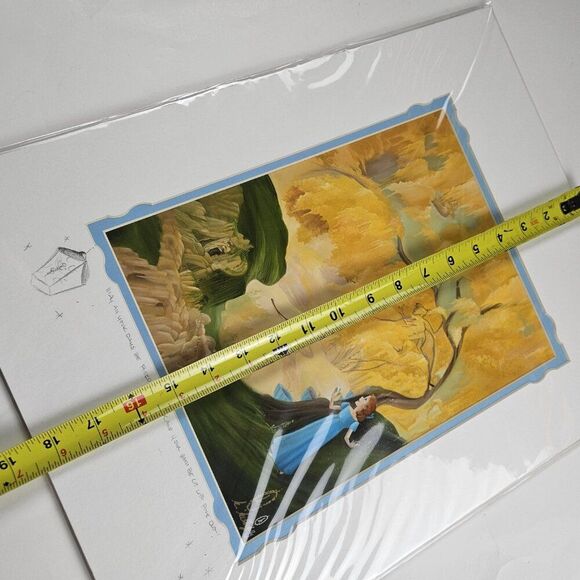 Disney Peter Pan Signed Art Hidden Print Katie Kelly Artist Tinker Bell Tink - Picture 7 of 9